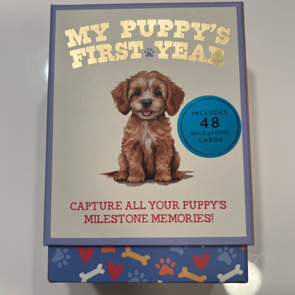 My Puppy's First Year Milestone Cards (new in unopened box)